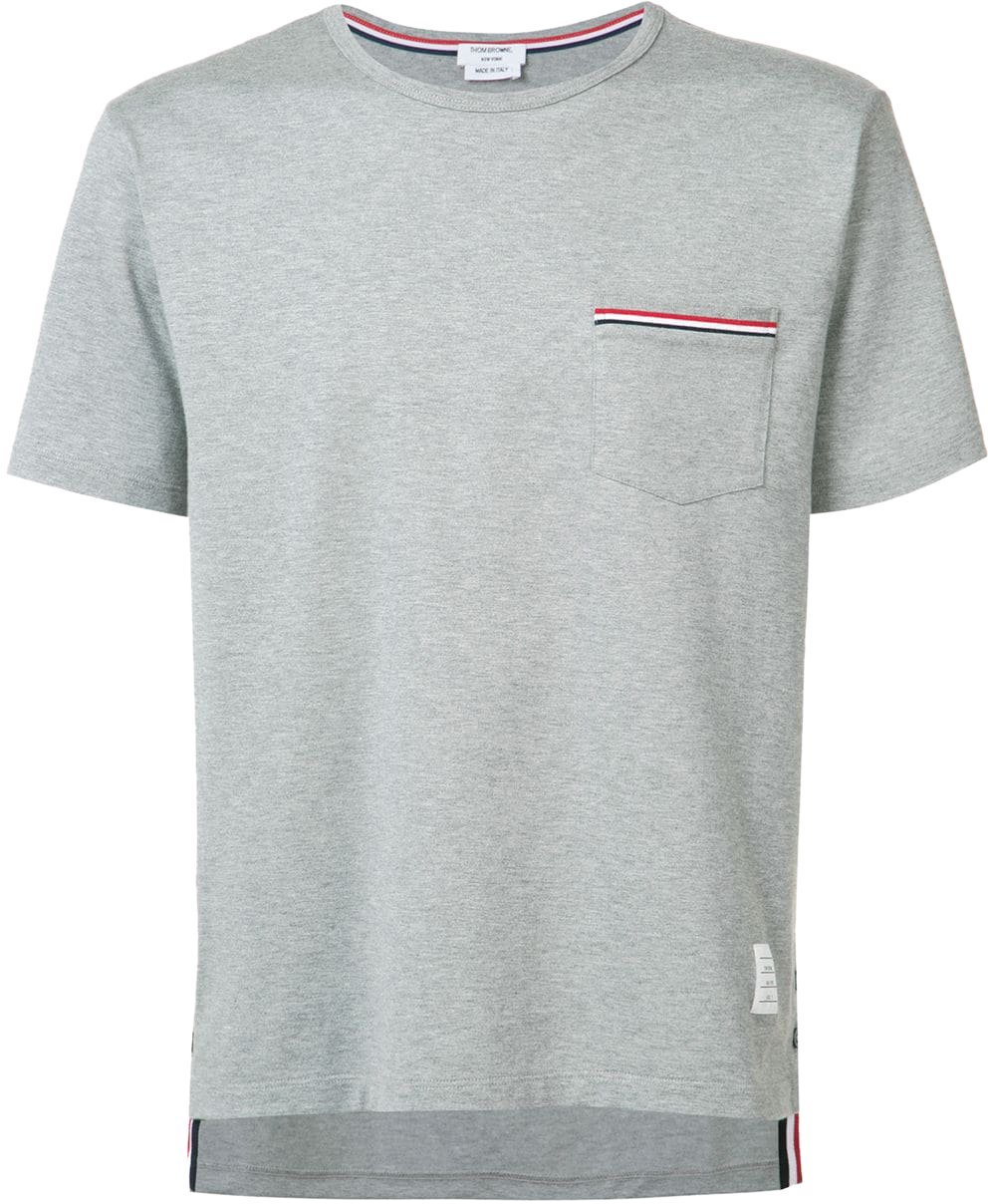 Thom Browne T-shirts and Polos Grey Gray Grijs