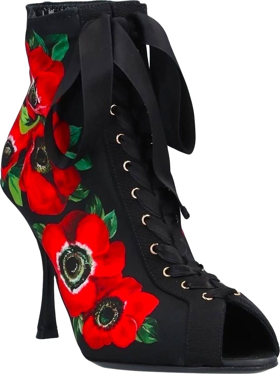 Dolce & Gabbana Dolce & Gabbana Bette Printed Boots Zwart