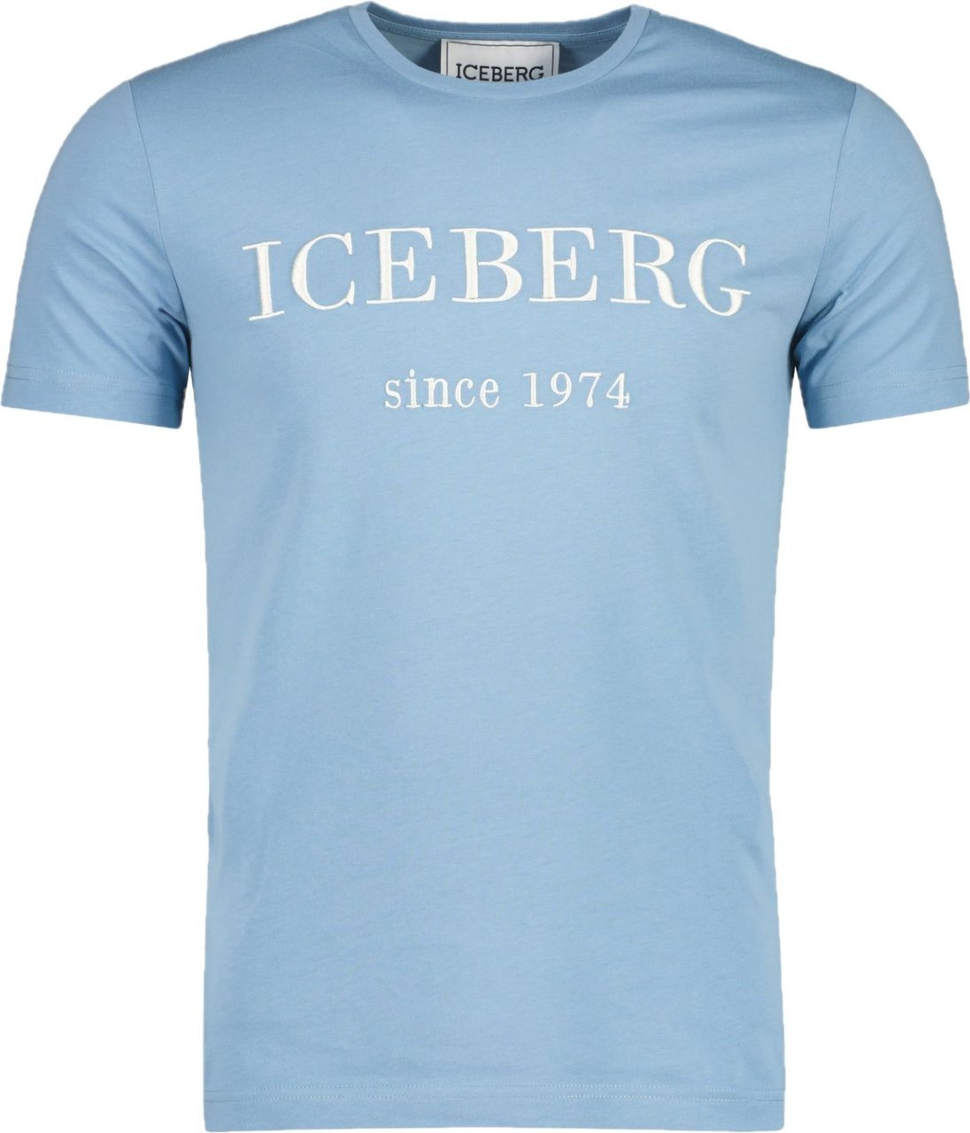 Iceberg 5D T-Shirt Heren Blauw Wit