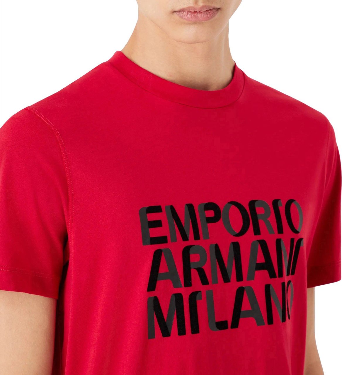 Emporio Armani T-shirts And Polos Red Rood