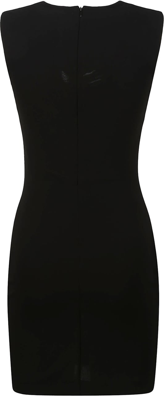 Dsquared2 Cutout Sassy Mini Dress Black Zwart