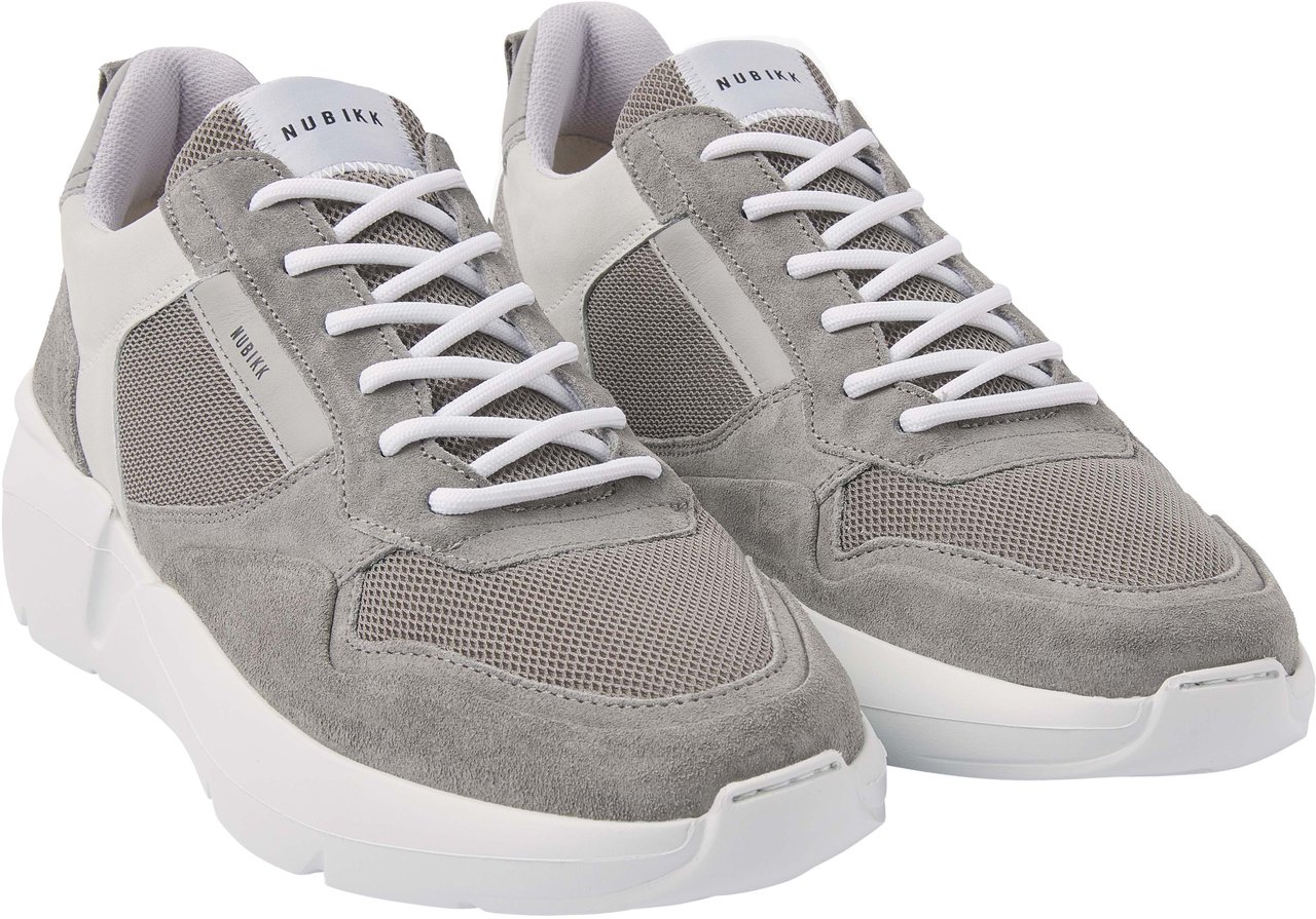 Nubikk Roque Road Wave Combi Grijze Sneakers voor Heren Vanaf