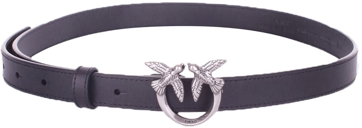 Pinko Belts Nero Silver Zilver