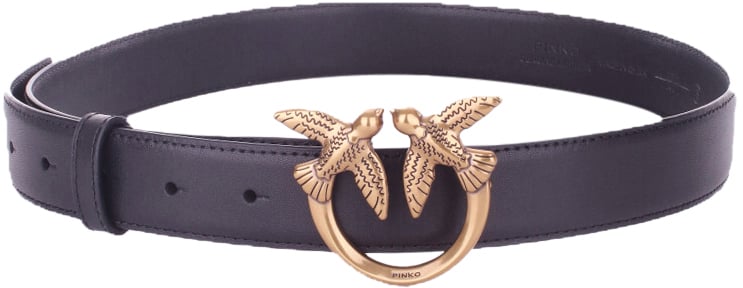 Pinko Belts Nero Gold Divers