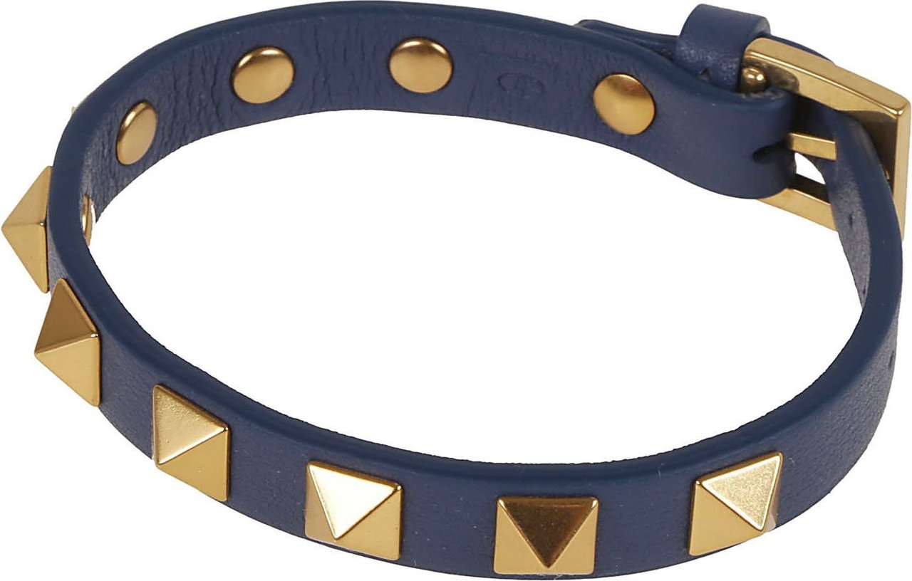 Valentino leather studded bracelet (xmm) Zilver