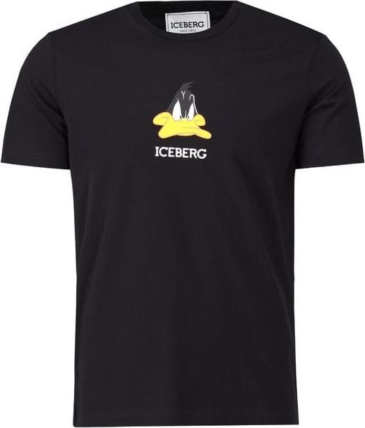 Iceberg 5D T-Shirt Daffy Duck Heren Zwart Zwart
