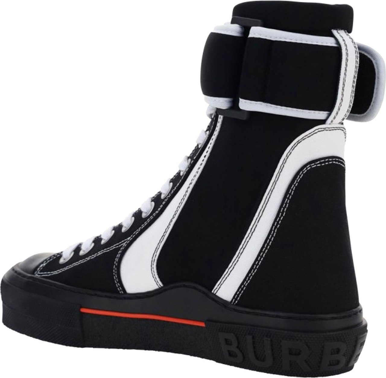 Burberry Burberry High Top Sneakers Zwart