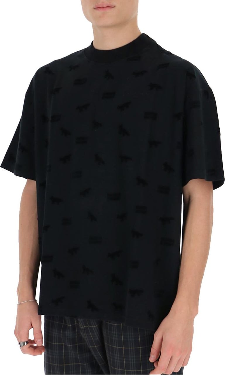 Maison Kitsuné T-shirt Man Clothing Zwart