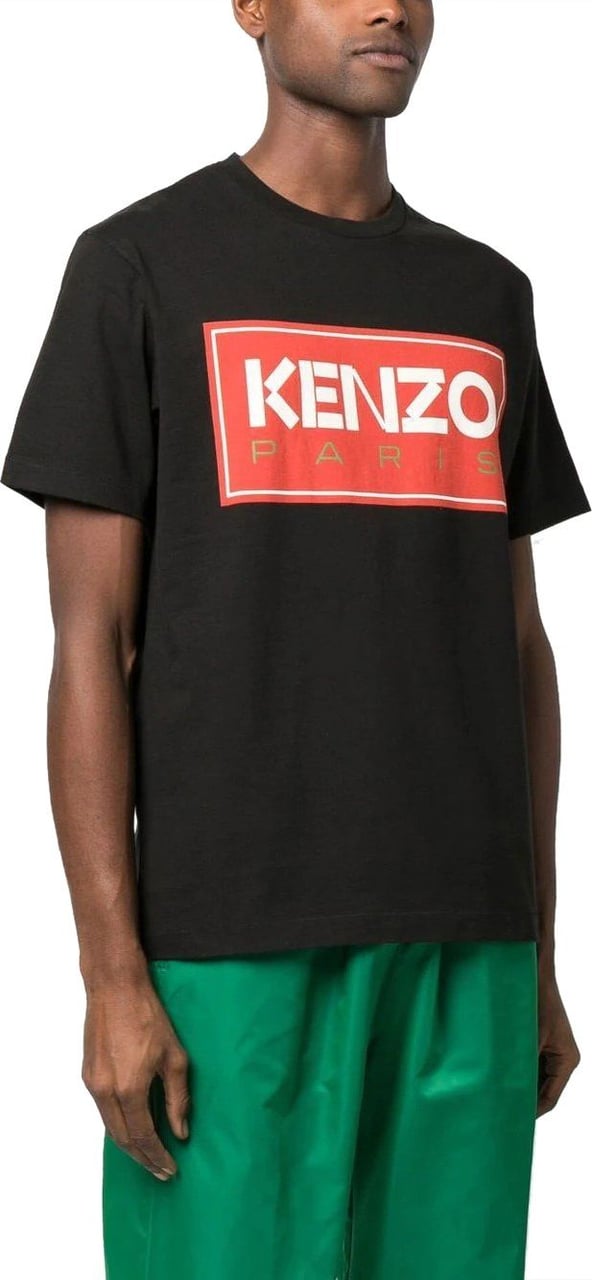 Kenzo t shirt a logo imprime 29 Zwart