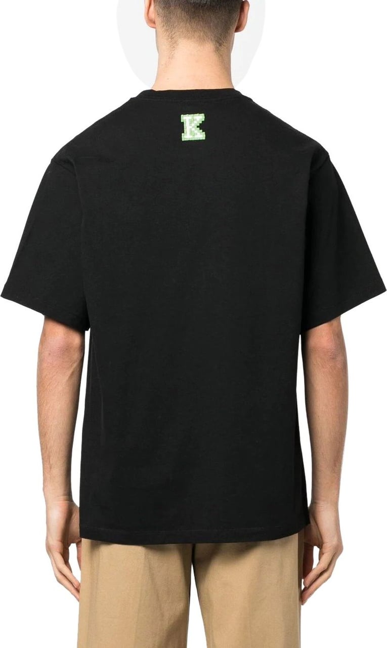 Kenzo t shirt a logo brode 3 Zwart