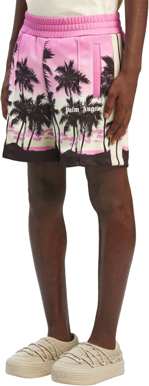 Palm Angels Shorts Purple Paars