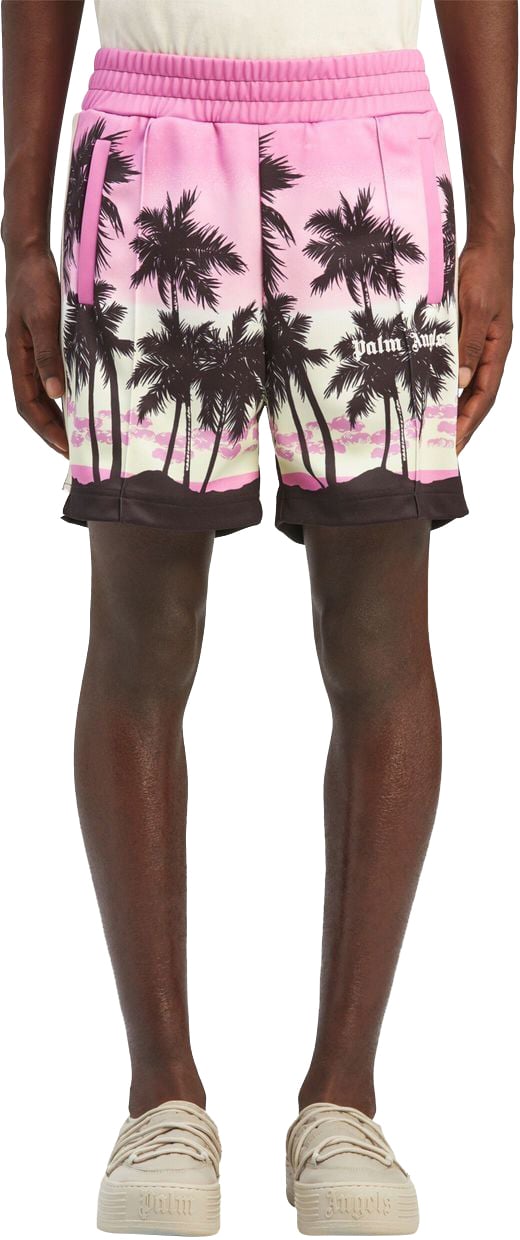 Palm Angels Shorts Purple Paars