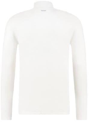 Purewhite Essential Knit Turtleneck - Off White Wit