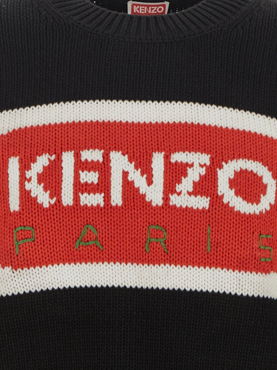 Kenzo Paris Logo Jumper Zwart