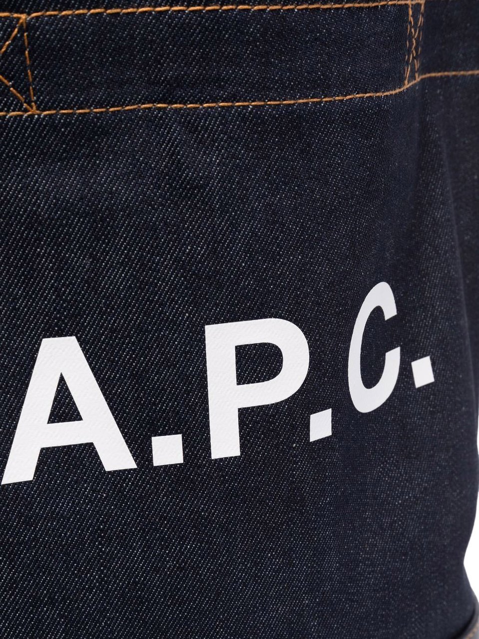 A.P.C. A.P.C. Denim Axel shoulder bag Blauw