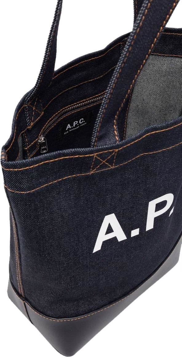 A.P.C. A.P.C. Denim Axel shoulder bag Blauw