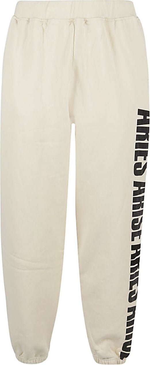 Aries Trousers White Wit