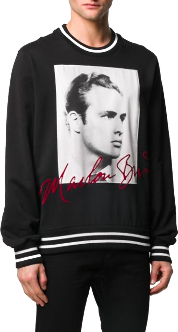 Dolce & Gabbana Dolce & Gabbana Marlon Brando Sweatshirt Zwart