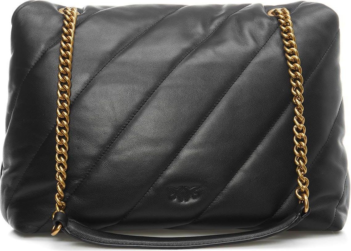 Pinko Shoulder Bag Love Big Puff Black Zwart