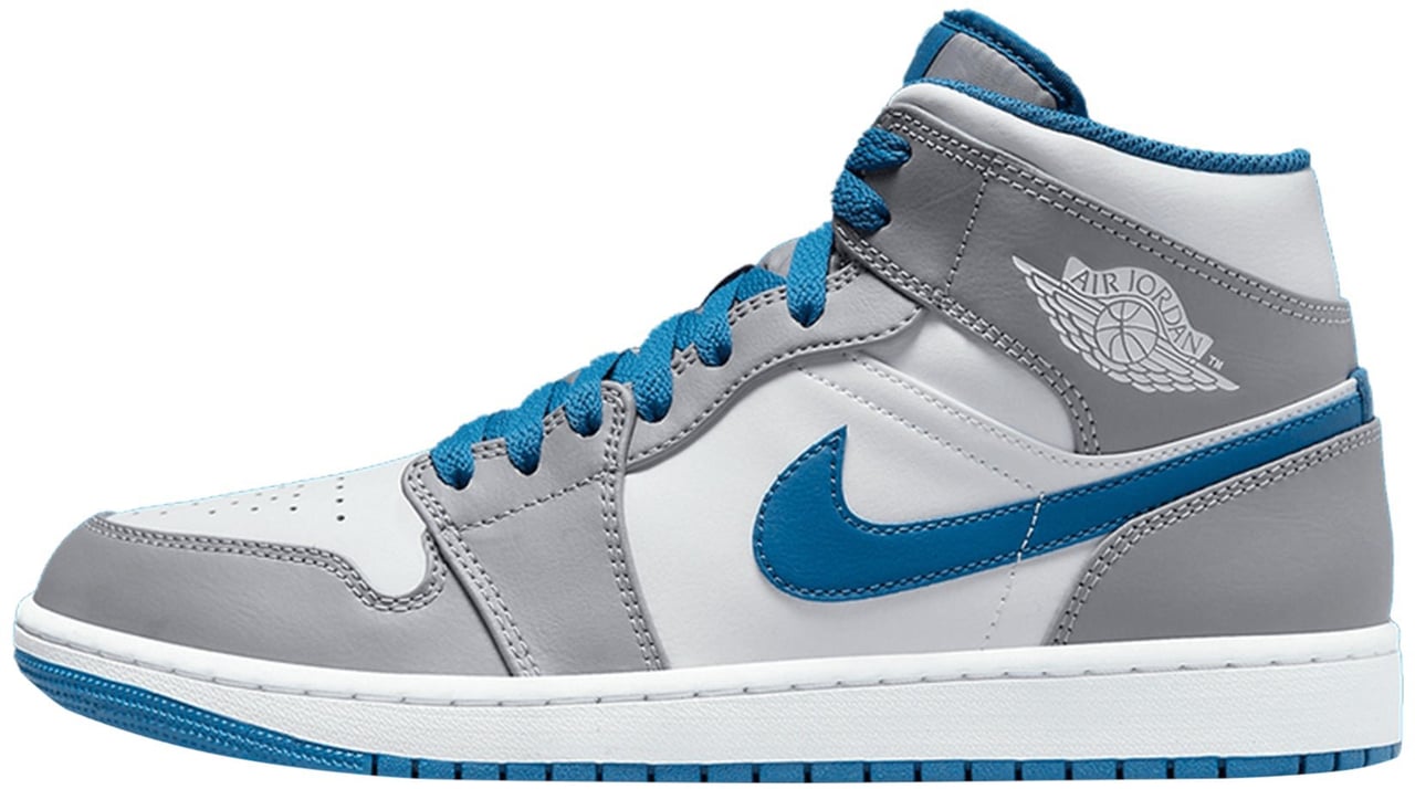 Nike Air Jordan 1 Mid True Blue Divers