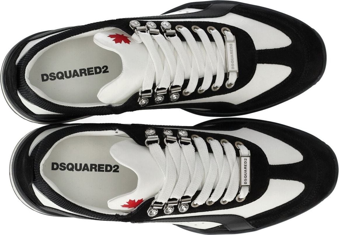 Dsquared2 Original Legend White Black Sneaker White Wit