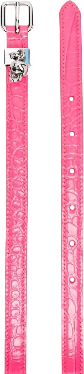 Alexander McQueen Belts Fuchsia Pink Roze