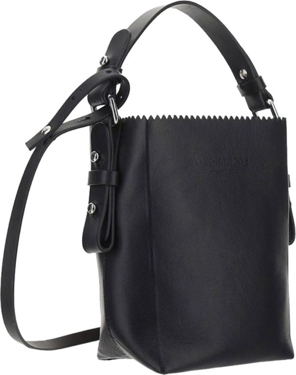 Dsquared2 Dsquared2 Small Leather Handbag Zwart