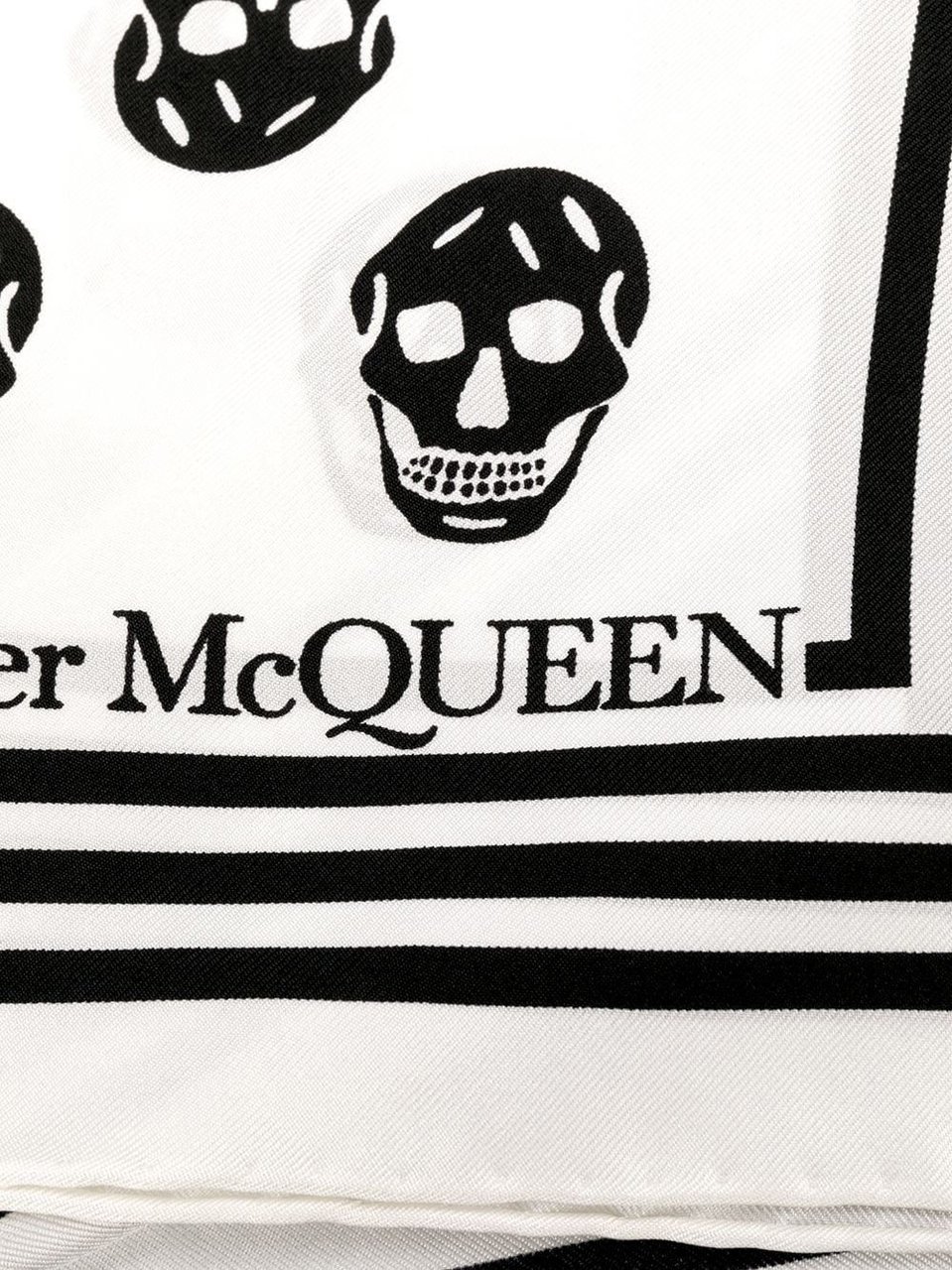 Alexander McQueen Biker Skull Foulard Divers