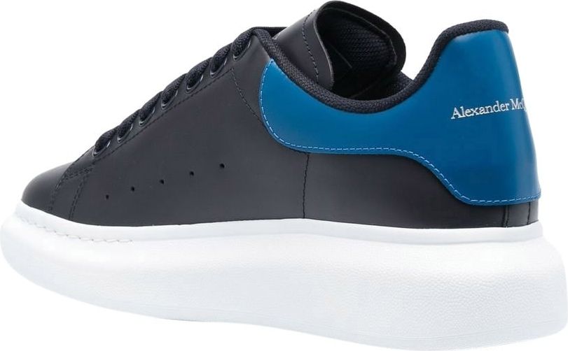 Alexander McQueen low-top leather sneakers Blauw