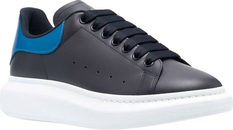 Alexander McQueen low-top leather sneakers Blauw