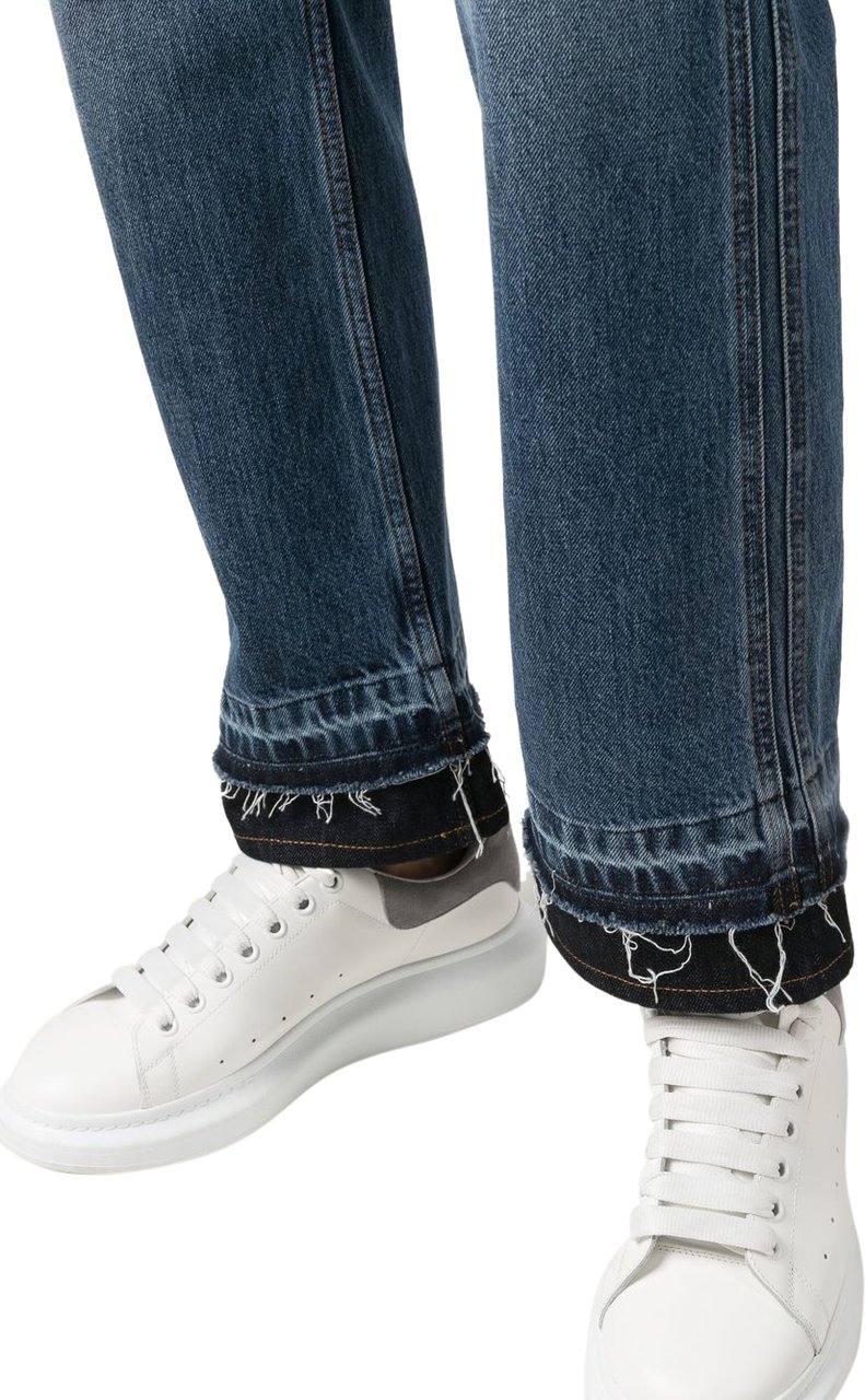 Alexander McQueen Jeans Blue Blauw