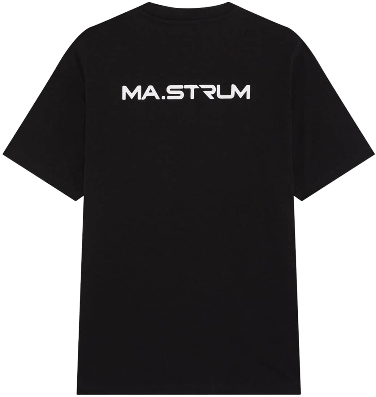 Ma.Strum back print tee Zwart