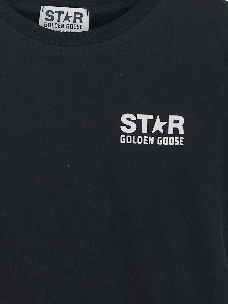 Golden Goose Boy' s T-shirt Zwart