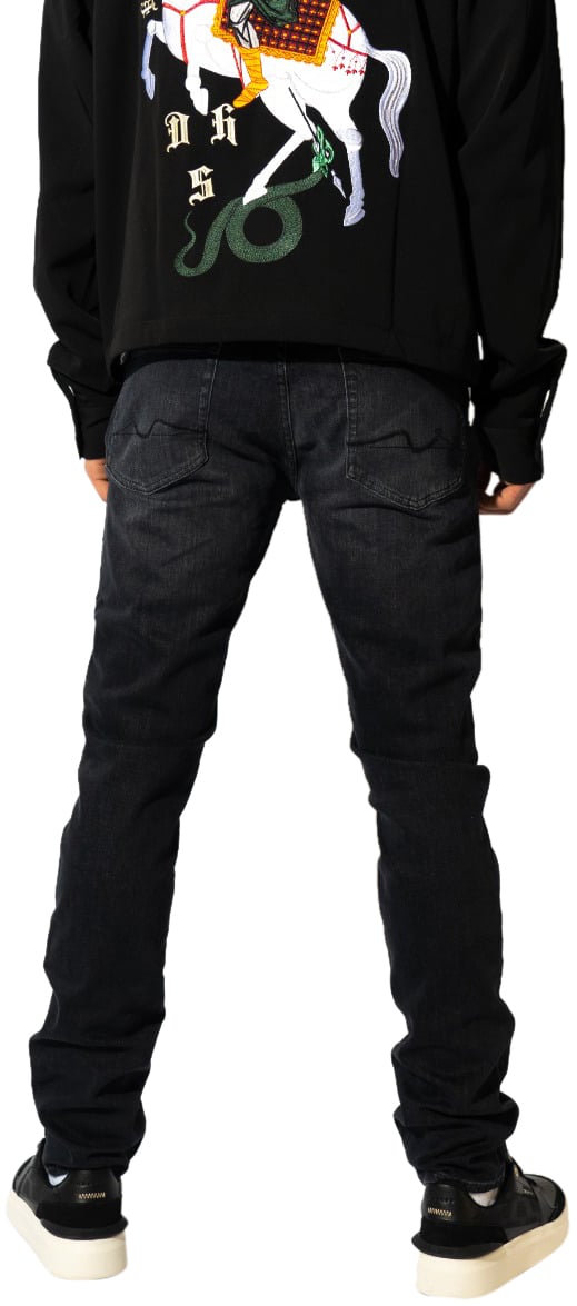 7 For All Mankind Paxtyn Stretch Tek Jeans Ranger Zwart