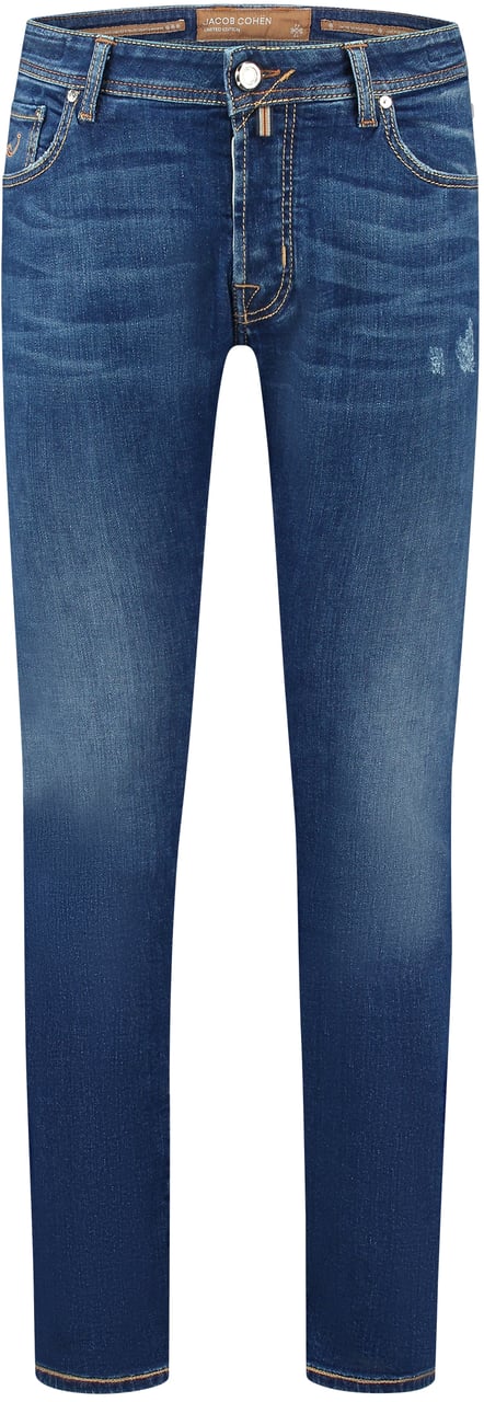 Jacob Cohen Trousers Denim 'nick' Blauw