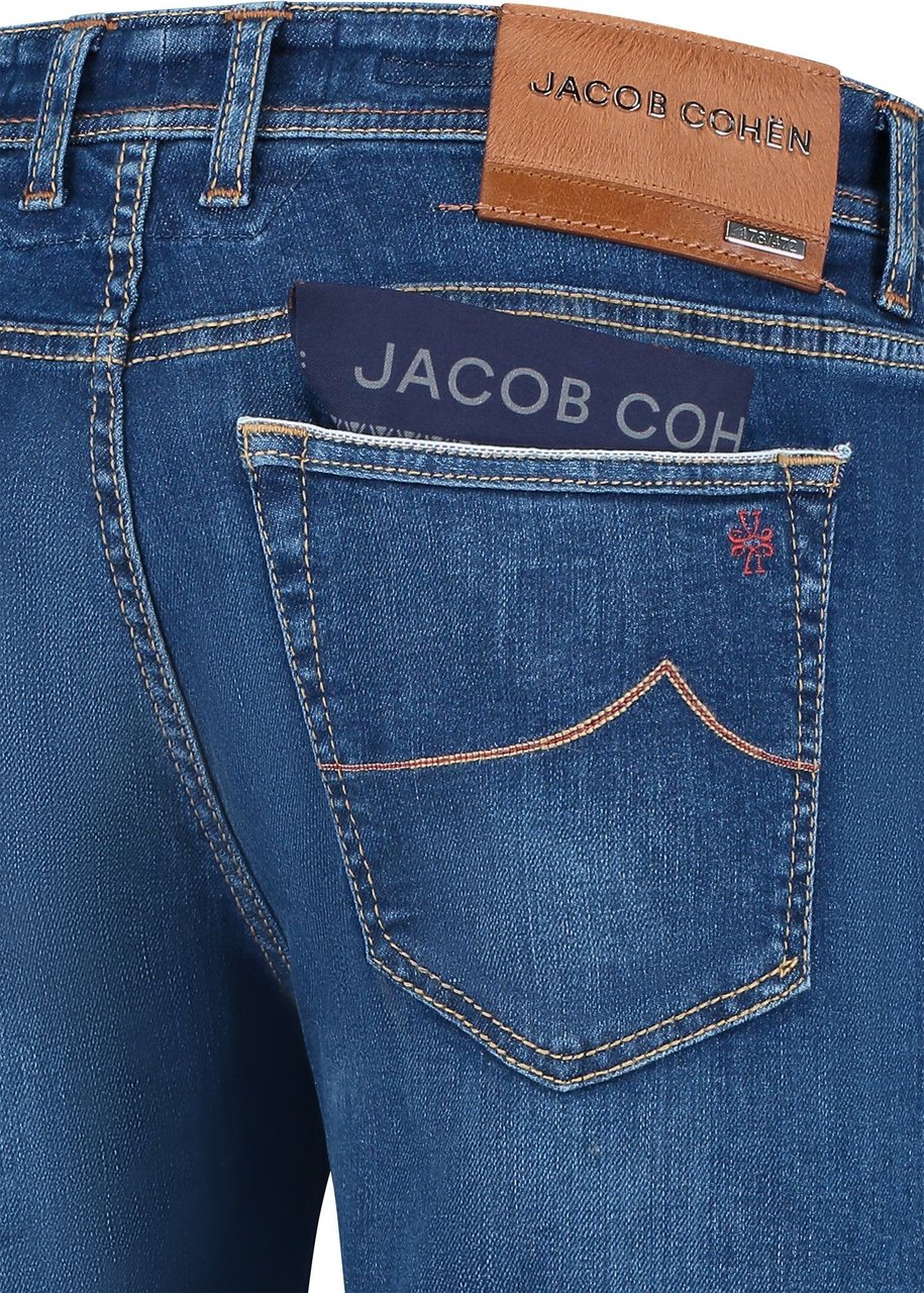Jacob Cohen Trousers Denim 'nick' Blauw