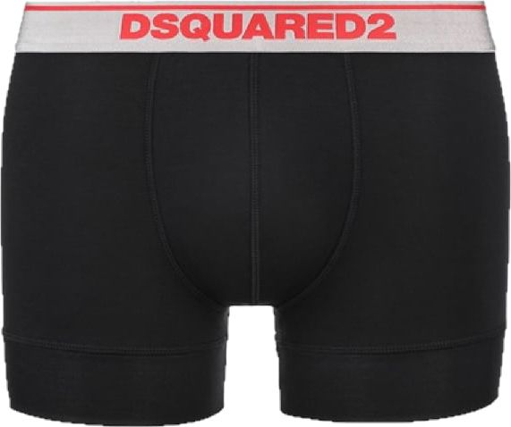 Dsquared2 Trunk Boxershorts 2-Pack Zwart/Rood Heren Zwart