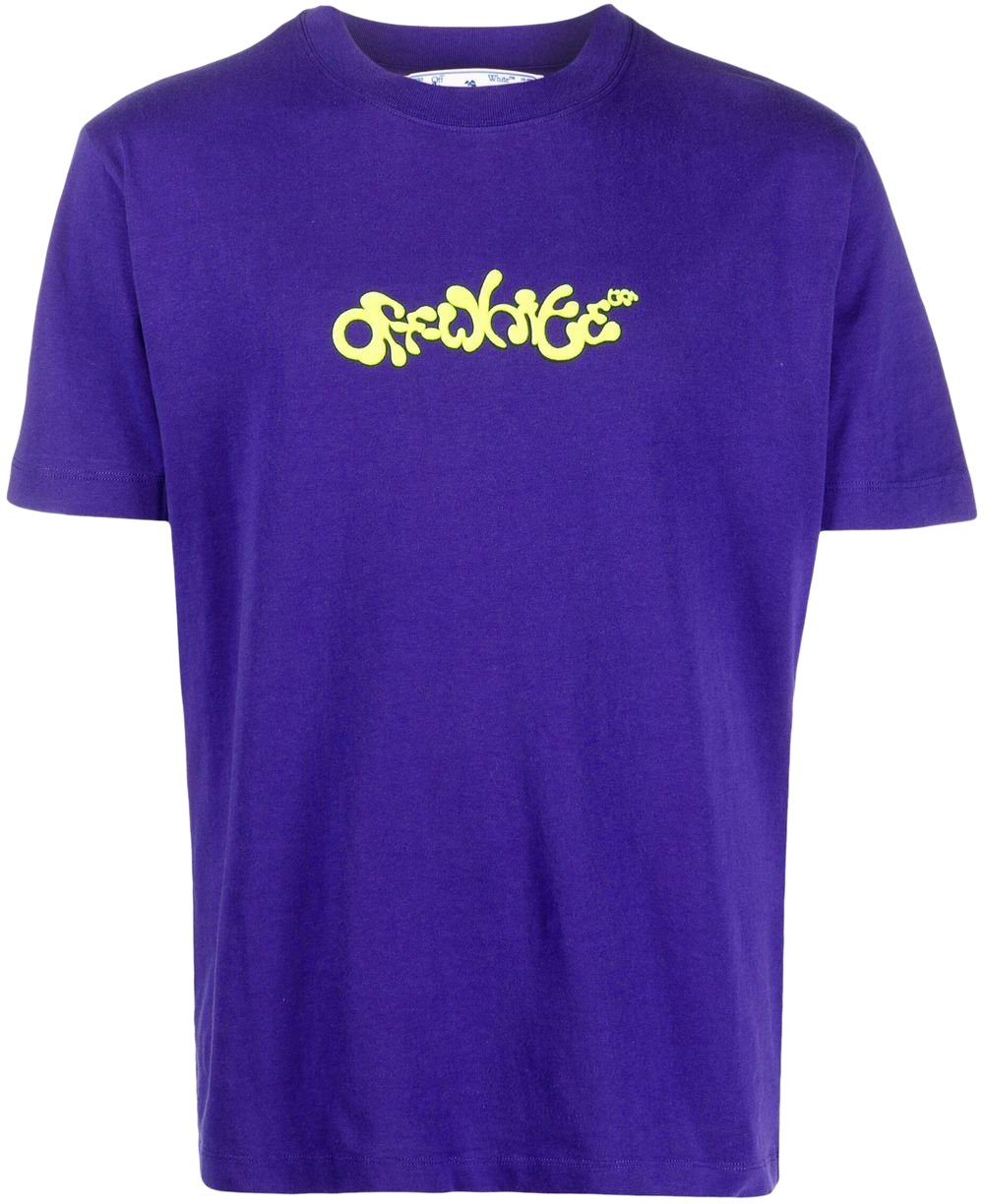 OFF-WHITE T-shirts and Polos Purple Paars
