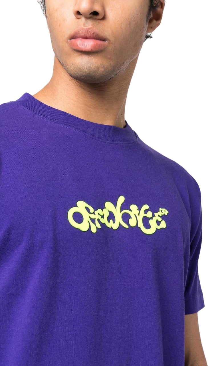 OFF-WHITE T-shirts and Polos Purple Paars