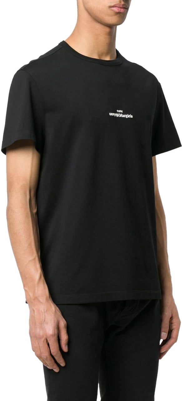 Maison Margiela T-shirts And Polos Black Zwart