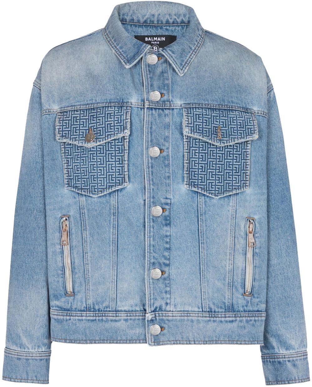 Balmain Jackets Blue Blauw