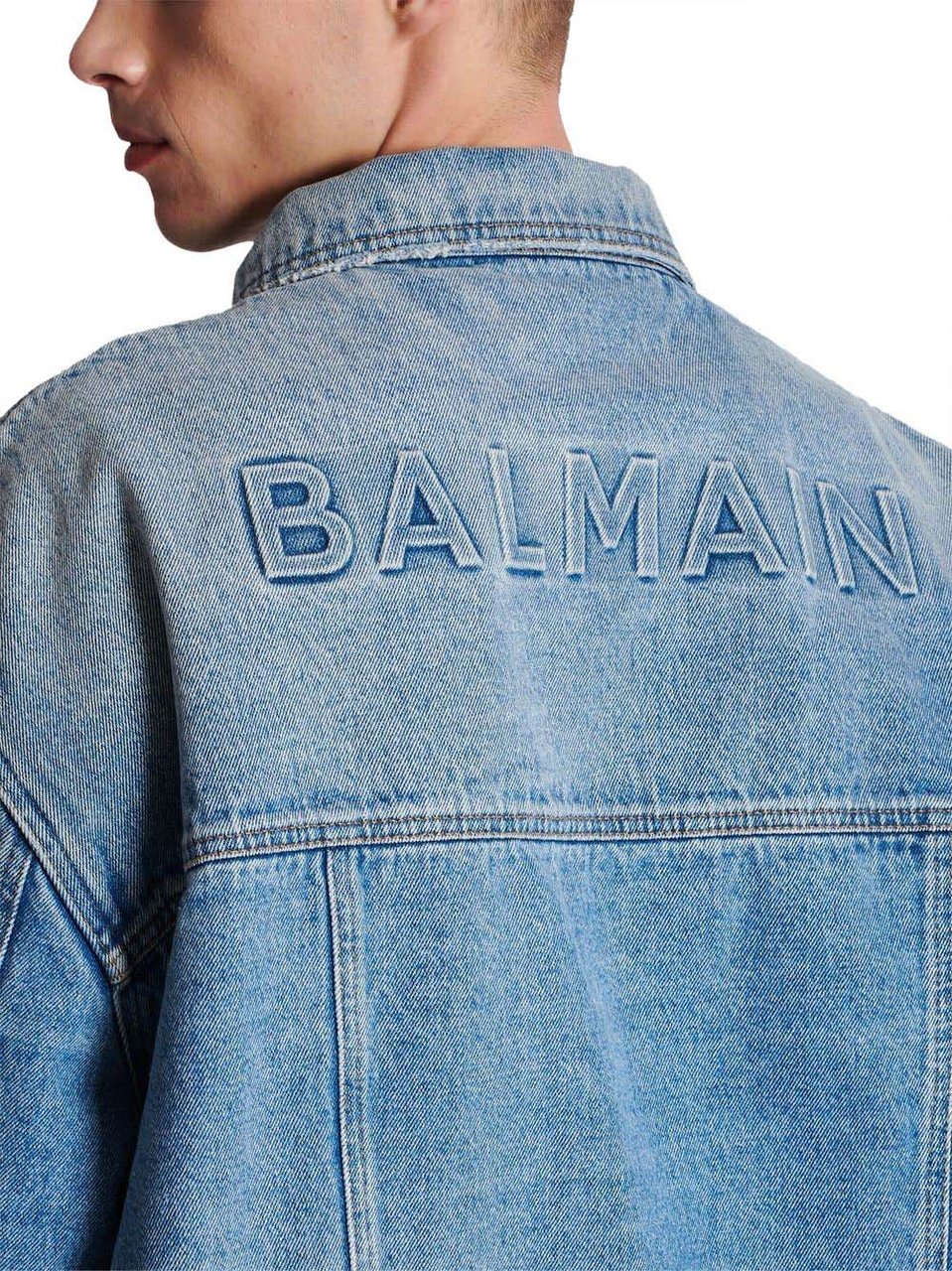 Balmain Jackets Blue Blauw