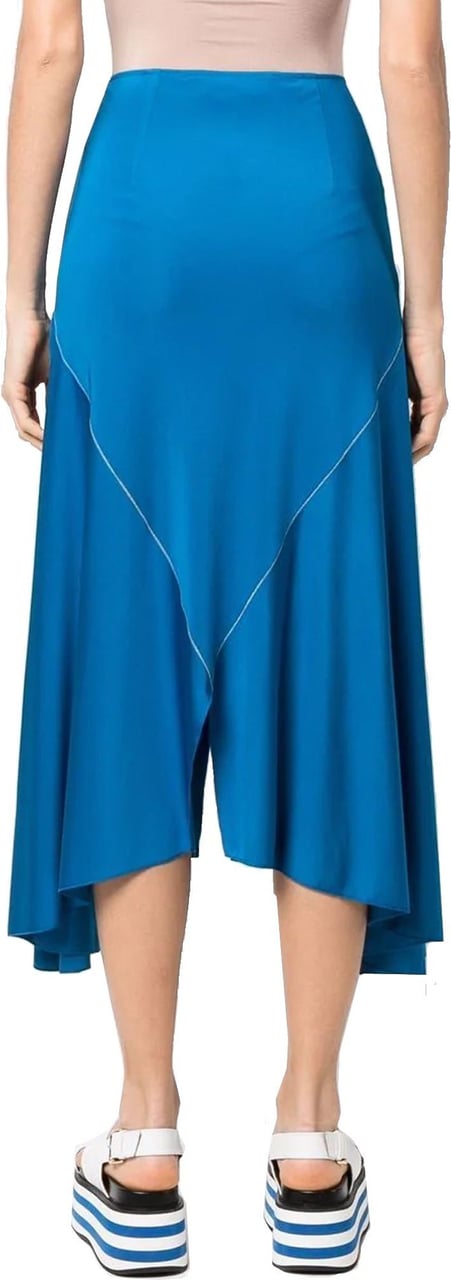 Marni Marni Draped Midi Skirt Blauw