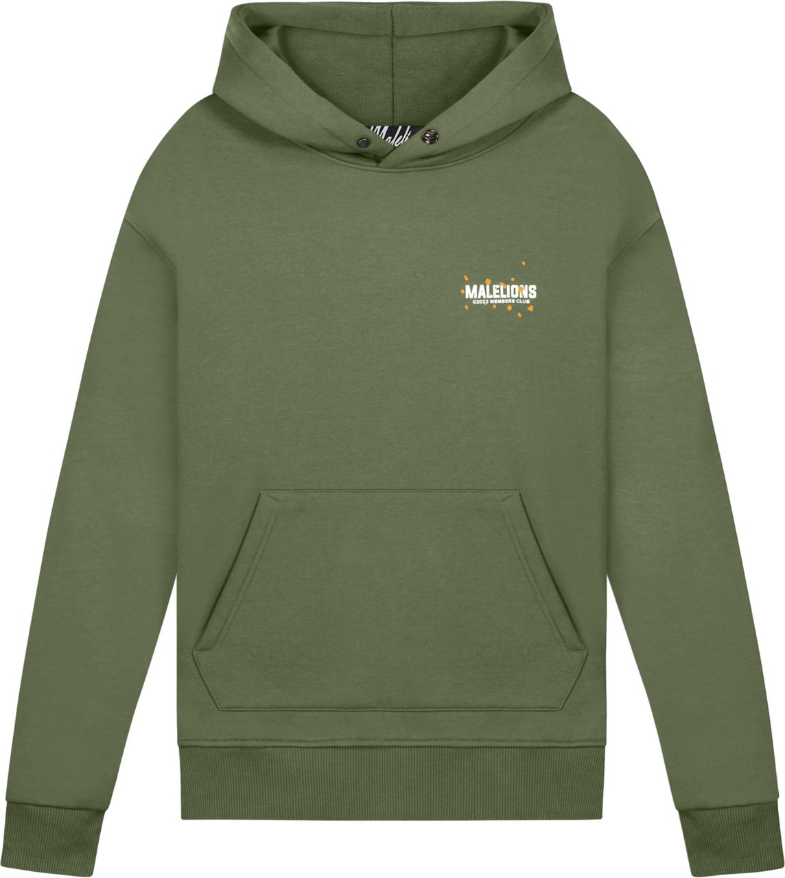 Malelions Men Members Club Hoodie -Light Army Groen