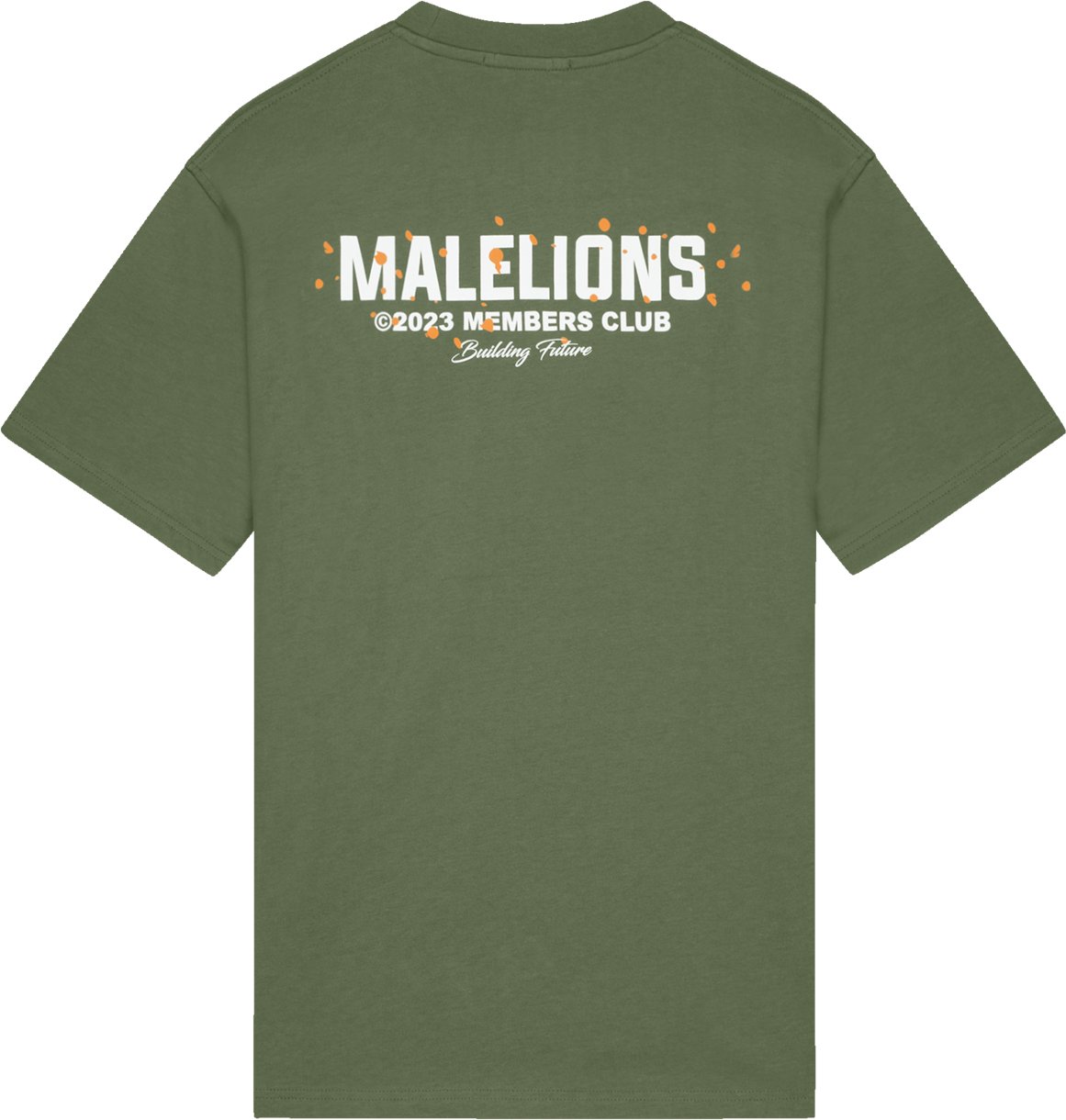Malelions Men Members Club T-Shirt-Light Army Groen