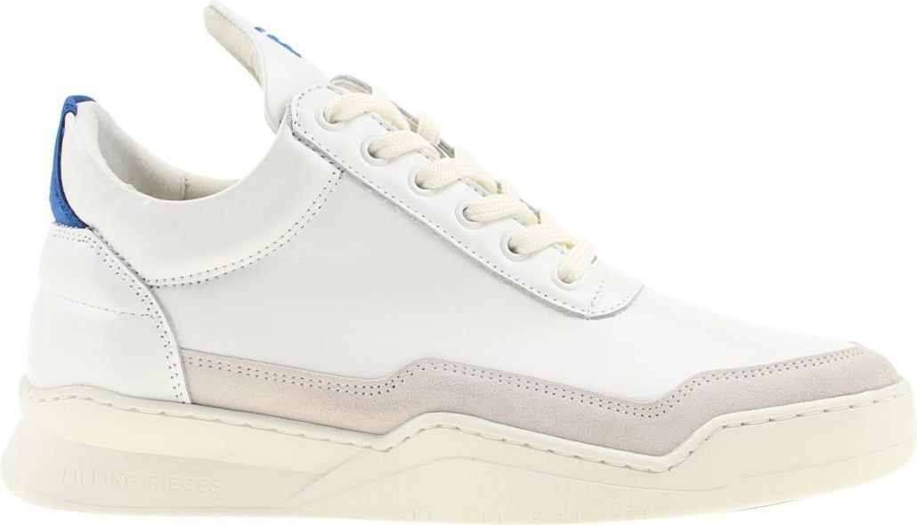 Filling Pieces Low Top Ghost Wit Blauw