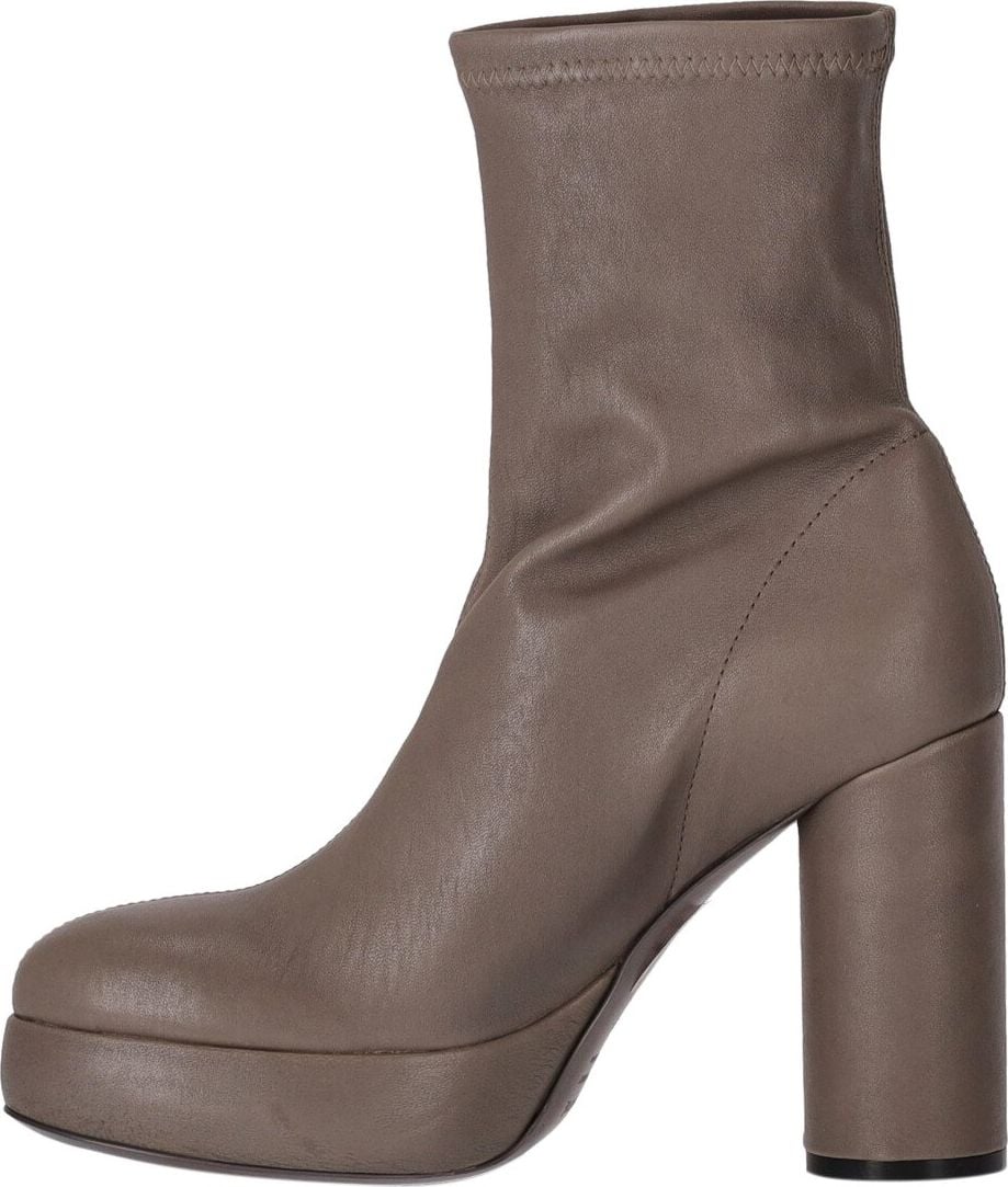 Vic Matie Vic Matié Pulp Mud Sock Heeled Ankle Boot Brown Bruin