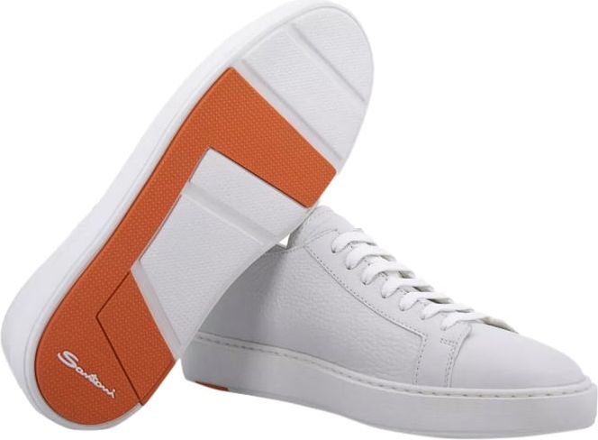 Santoni Sneakers White Wit