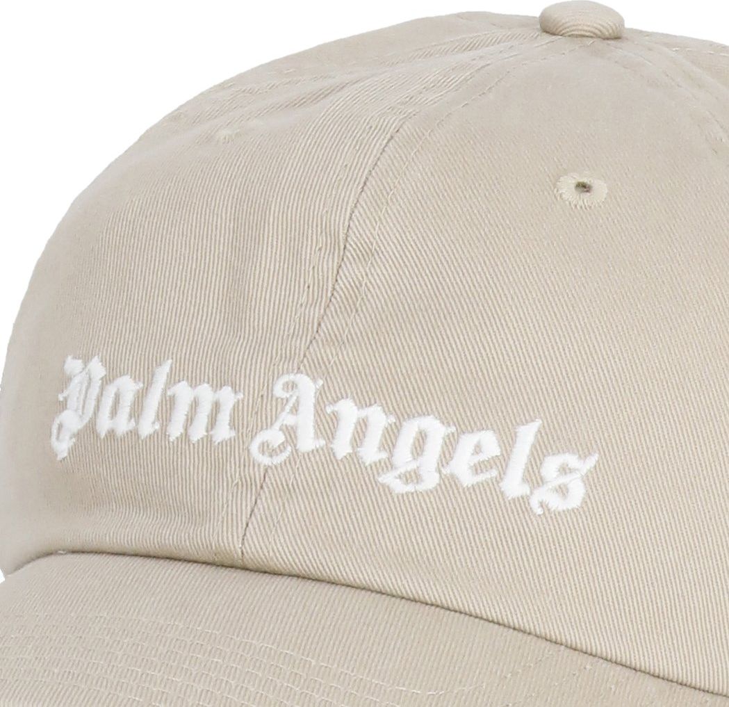 Palm Angels Hats Beige White Neutraal