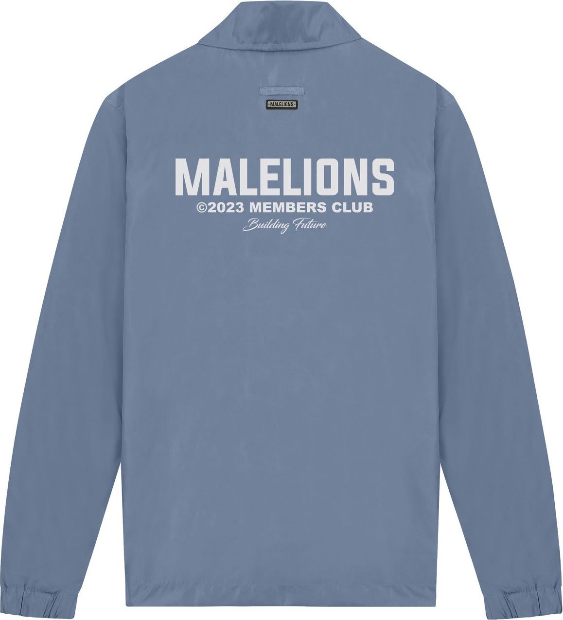 Malelions Men Members Club Coach Jacket- Blue Blauw